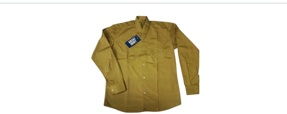 Yellow khkai shooting  full sleeve shirt.#.8